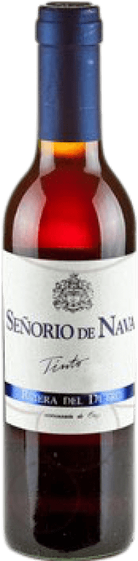 4,95 € Envío gratis | Vino tinto Señorío de Nava Joven D.O. Ribera del Duero Media Botella 37 cl