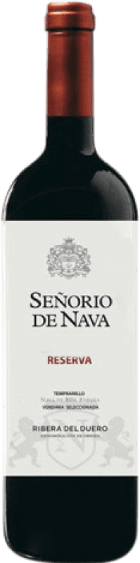 Бесплатная доставка | Красное вино Señorío de Nava Резерв D.O. Ribera del Duero Кастилия-Леон Испания Tempranillo 75 cl