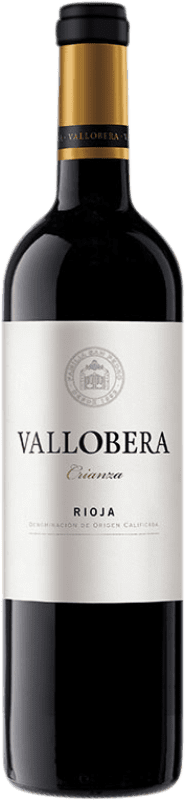 9,95 € | Красное вино Vallobera старения D.O.Ca. Rioja Ла-Риоха Испания Tempranillo 75 cl