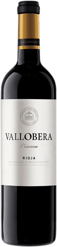 9,95 € | Rotwein Vallobera Crianza — Kurze Fassreifung D.O.Ca. Rioja La Rioja Spanien Tempranillo 75 cl
