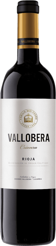 Envoi gratuit | Vin Rouge Vallobera Crianza D.O.Ca. Rioja La Rioja Espagne Tempranillo 75 cl