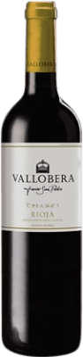 4,95 € | Красное вино Vallobera старения D.O.Ca. Rioja Ла-Риоха Испания Tempranillo Половина бутылки 37 cl