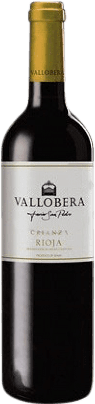 7,95 € Spedizione Gratuita | Vino Rosso Vallobera Crianza — Invecchiato in Botte D.O.Ca. Rioja Mezza Bottiglia 37 cl