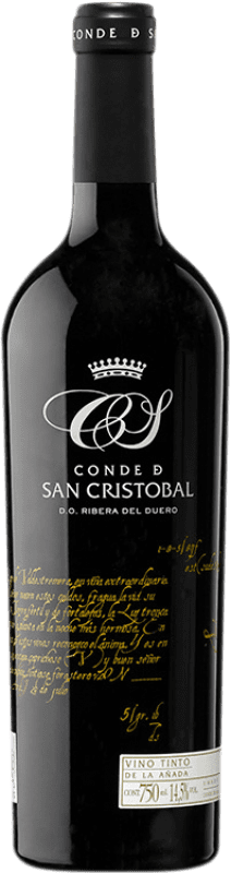 28,95 € Envío gratis | Vino tinto Conde de San Cristóbal Crianza D.O. Ribera del Duero