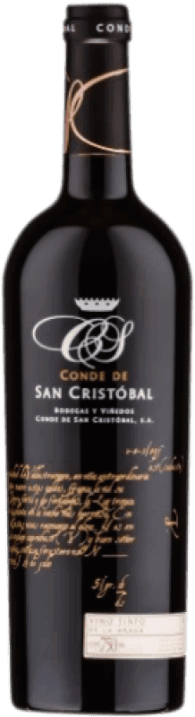 53,95 € | Vino rosso Conde de San Cristóbal Raices D.O. Ribera del Duero Castilla y León Spagna Tempranillo, Merlot, Cabernet Sauvignon Bottiglia Magnum 1,5 L