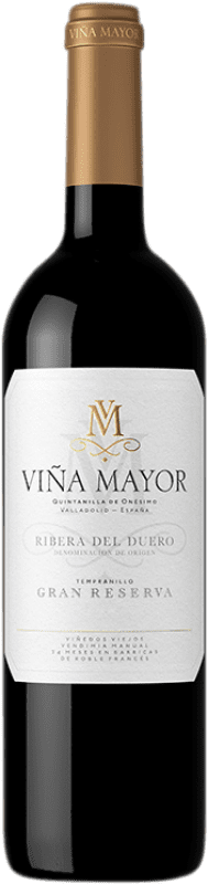 Free Shipping | Red wine Viña Mayor Grand Reserve D.O. Ribera del Duero Castilla y León Spain 75 cl