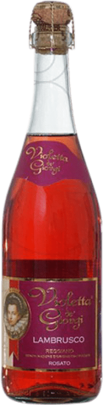 Бесплатная доставка | Розовое игристое вино Dei Giorgi Violetta Rosato сладкий D.O.C. Lambrusco di Sorbara Италия Lambrusco 75 cl