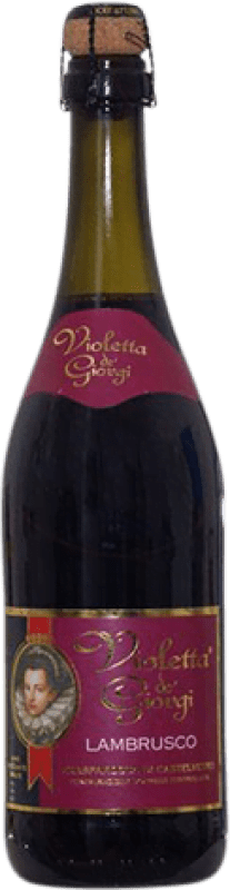 Бесплатная доставка | Красное игристое Dei Giorgi Violetta Rosso сладкий D.O.C. Lambrusco di Sorbara Италия Lambrusco 75 cl