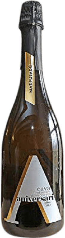 Envio grátis | Espumante Branco Maspujado Aniversari Brut Nature — Bruto Natural Grande Reserva D.O. Cava Catalunha Espanha Macabeo, Xarel·lo, Chardonnay, Parellada 75 cl