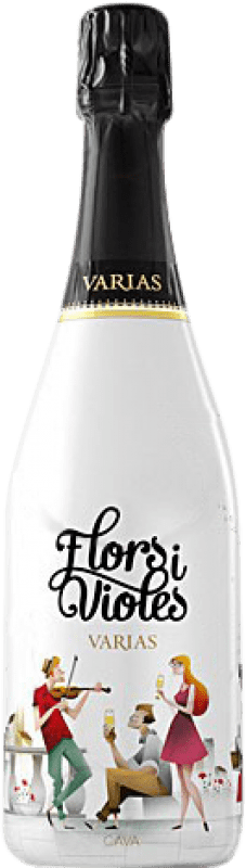6,95 € | 白起泡酒 Cava Varias Flors i Violes 香槟 年轻的 D.O. Cava 加泰罗尼亚 西班牙 Macabeo, Xarel·lo, Parellada 75 cl