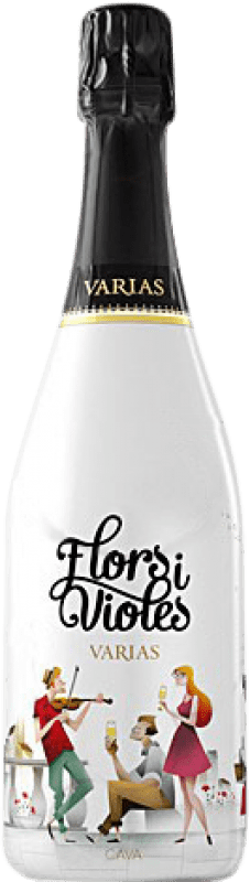 6,95 € | White Sparkling Wine Cava Varias Flors i Violes Brut Young D.O. Cava Catalonia Spain Macabeo, Xarel·lo, Parellada 75 cl