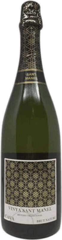 7,95 € 送料無料 | 白スパークリングワイン Hill Vinya Sant Manel ブルットの自然 若い D.O. Cava