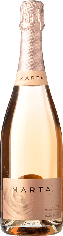 Бесплатная доставка | Розовое игристое вино Caves Ramón Canals Marta Passió Rosé брют Резерв D.O. Cava Каталония Испания Grenache, Macabeo, Xarel·lo, Parellada 75 cl
