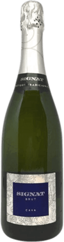 Envoi gratuit | Blanc mousseux Caves Signat Brut Réserve D.O. Cava Catalogne Espagne Macabeo, Xarel·lo, Chardonnay, Parellada 75 cl