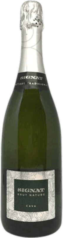 Envoi gratuit | Blanc mousseux Caves Signat Brut Nature Réserve D.O. Cava Catalogne Espagne Macabeo, Xarel·lo, Chardonnay, Parellada 75 cl