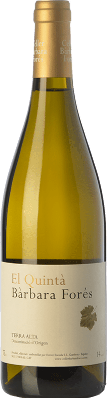 Envio grátis | Vinho branco Celler Barbara Fores El Quinta Crianza D.O. Terra Alta Catalunha Espanha Grenache Branca 75 cl