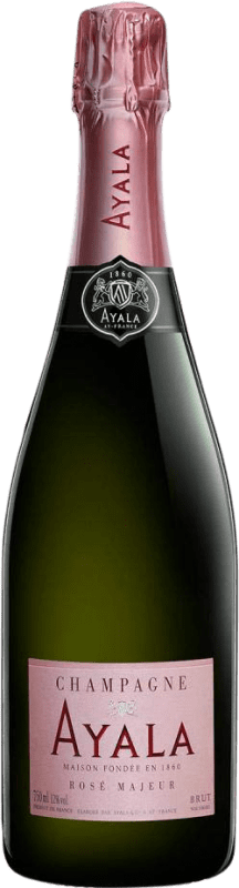 Envio grátis | Espumante rosé Maison Ayala Rosé Majeur Brut Grande Reserva A.O.C. Champagne Champagne França Pinot Preto, Chardonnay, Pinot Meunier 75 cl