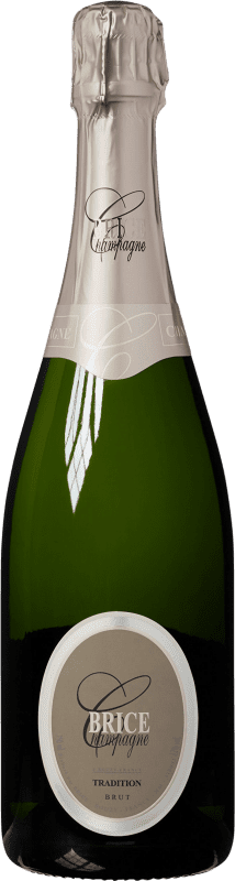 21,95 € | Weißer Sekt Brice Brut — Herb Traditionell Große Reserve — Lange Reifung A.O.C. Champagne Frankreich 75 cl