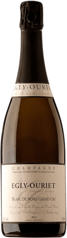 Free Shipping | White sparkling Egly-Ouriet Blanc de Noirs Grand Cru Brut Grand Reserve A.O.C. Champagne France Pinot Black 75 cl