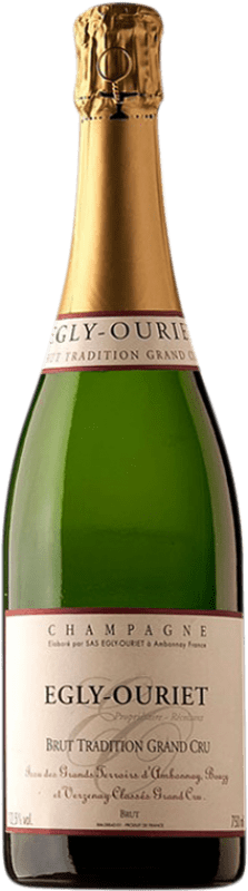Envoi gratuit | Blanc mousseux Egly-Ouriet Tradition Grand Cru Brut Grande Réserve A.O.C. Champagne Champagne France Pinot Noir, Chardonnay 75 cl