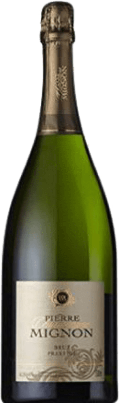 92,95 € | Weißer Sekt Pierre Mignon Brut — Herb Prestige Große Reserve — Lange Reifung A.O.C. Champagne Frankreich Pinot Noir — Spätburgunder, Chardonnay, Pinot Meunier — Schwarzriesling Magnumflasche 1,5 L