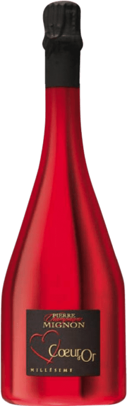 Free Shipping | White Sparkling Wine Pierre Mignon Cuvée Coeur d'Or Brut Grand Reserve A.O.C. Champagne France Pinot Black, Chardonnay, Pinot Meunier 75 cl