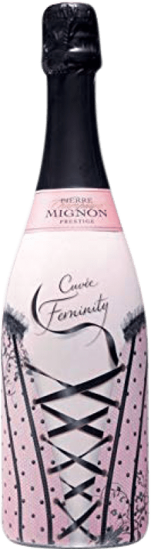 47,95 € | Белое игристое вино Pierre Mignon Cuvée Feminity брют Гранд Резерв A.O.C. Champagne Франция Pinot Black, Chardonnay, Pinot Meunier 75 cl