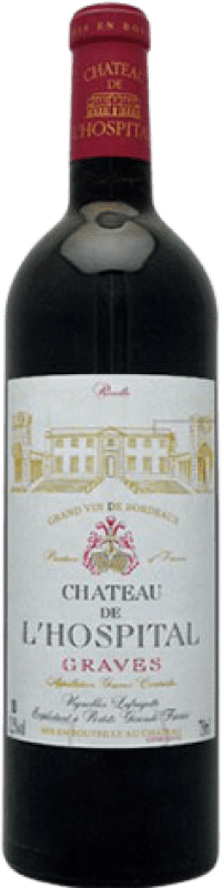 Spedizione Gratuita | Vino Rosso Château de l'Hospital Crianza — Invecchiato in Botte A.O.C. Bordeaux Francia Merlot, Cabernet Sauvignon 75 cl