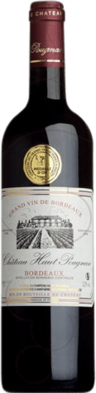 免费送货 | 红酒 Château Haut-Pougnan 岁 A.O.C. Bordeaux 法国 Merlot, Cabernet Sauvignon, Cabernet Franc 75 cl