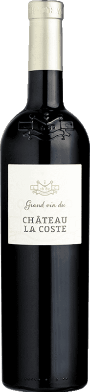 Free Shipping | Red wine Château La Coste Grand Vin Aged A.O.C. France France Syrah, Cabernet Sauvignon 75 cl