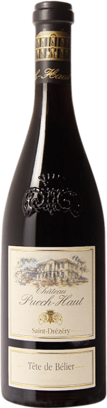 37,95 € | Красное вино Château Puech-Haut Tête de Bélier старения A.O.C. France Франция Syrah, Grenache, Monastrell 75 cl