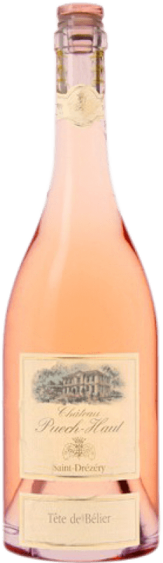 Envoi gratuit | Vin rose Château Puech-Haut Tête de Bélier Jeune A.O.C. France France Grenache, Monastrell 75 cl