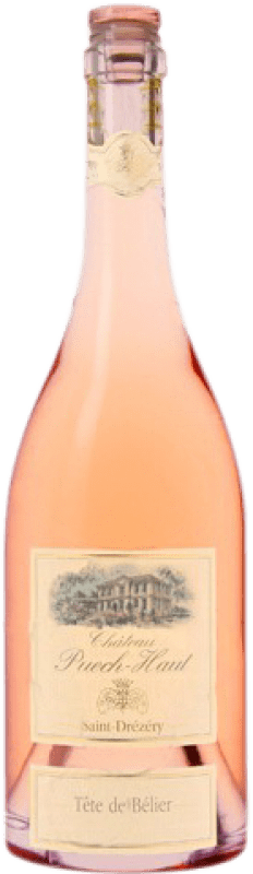 33,95 € Envio grátis | Vinho rosé Château Puech-Haut Tête de Bélier Jovem A.O.C. França