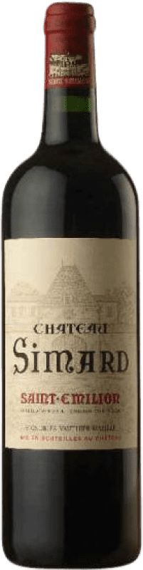 Spedizione Gratuita | Vino Rosso Château Simard Crianza — Invecchiato in Botte A.O.C. Bordeaux Francia Merlot, Cabernet Franc 75 cl