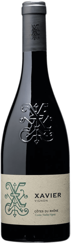 10,95 € Бесплатная доставка | Красное вино Xavier Vignon Cuvée Vieilles Vignes A.O.C. Côtes du Rhône