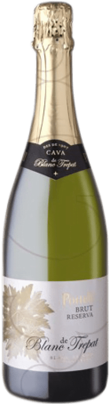 Envio grátis | Espumante Branco Sarral Portell Brut — Bruto Reserva D.O. Cava Catalunha Espanha Trepat 75 cl