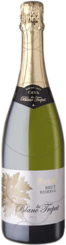 Envio grátis | Espumante branco Sarral Portell Brut Reserva D.O. Cava Catalunha Espanha Trepat 75 cl