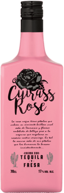 19,95 € Envío gratis | Crema de Licor Cuirass Tequila Cream Rose Fresa