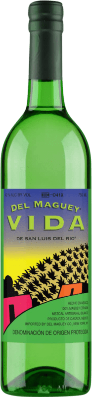 Envoi gratuit | Mezcal Del Maguey Vida Espadín Mexique 70 cl