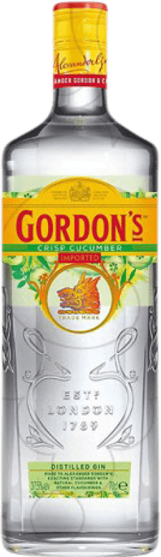 Free Shipping | Gin Gordon's Crisp Cucumber United Kingdom 70 cl