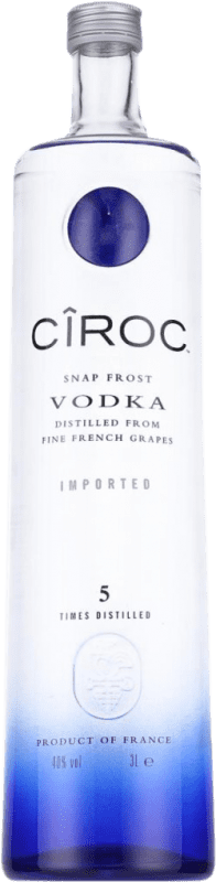 296,95 € | Vodka Cîroc Francia Botella Jéroboam-Doble Mágnum 3 L