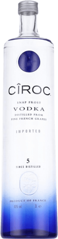 215,95 € | Vodka Cîroc França Garrafa Jeroboam-Duplo Magnum 3 L
