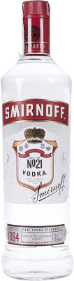 伏特加 Smirnoff Etiqueta Roja Nº 21 1 L