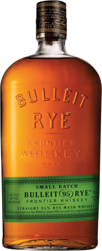 34,95 € | Blended Whisky Bulleit Rye Straight 95 Small Batch Kentucky États Unis 70 cl