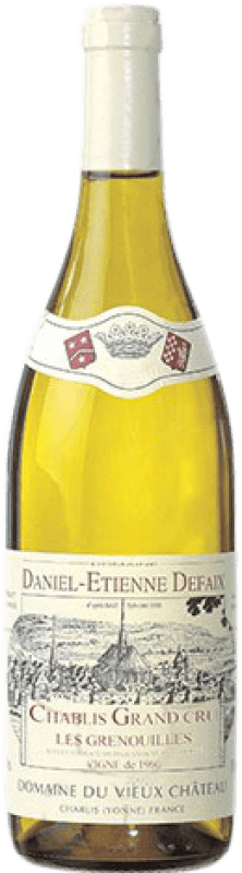 Бесплатная доставка | Белое вино Daniel-Etienne Defaix Grenouilles старения A.O.C. Chablis Grand Cru Франция Chardonnay 75 cl