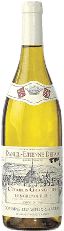 125,95 € Envio grátis | Vinho Branco Daniel-Etienne Defaix Grenouilles Grand Cru Crianza A.O.C. Chablis