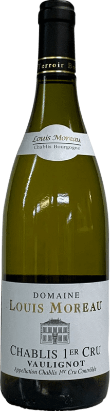 59,95 € Envio grátis | Vinho branco Louis Moreau Vaulignot Crianza A.O.C. Chablis Premier Cru