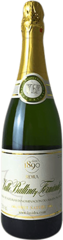 10,95 € Free Shipping | Cider El Gaitero Valle Ballina Brut Nature Spain Bottle 75 cl