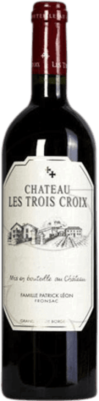Бесплатная доставка | Красное вино Famille Patrick Leon Château Les Trois Croix A.O.C. Bordeaux Франция Merlot — Мерло, Cabernet Franc — Каберне Фран 75 cl