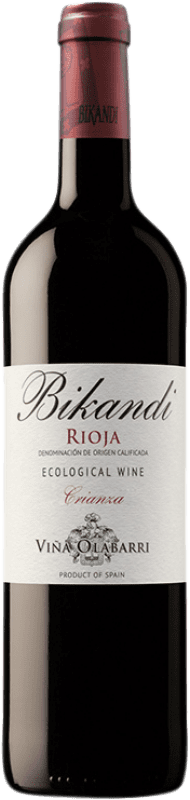 Бесплатная доставка | Красное вино Olabarri Bikandi Ecológico старения D.O.Ca. Rioja Ла-Риоха Испания Tempranillo 75 cl